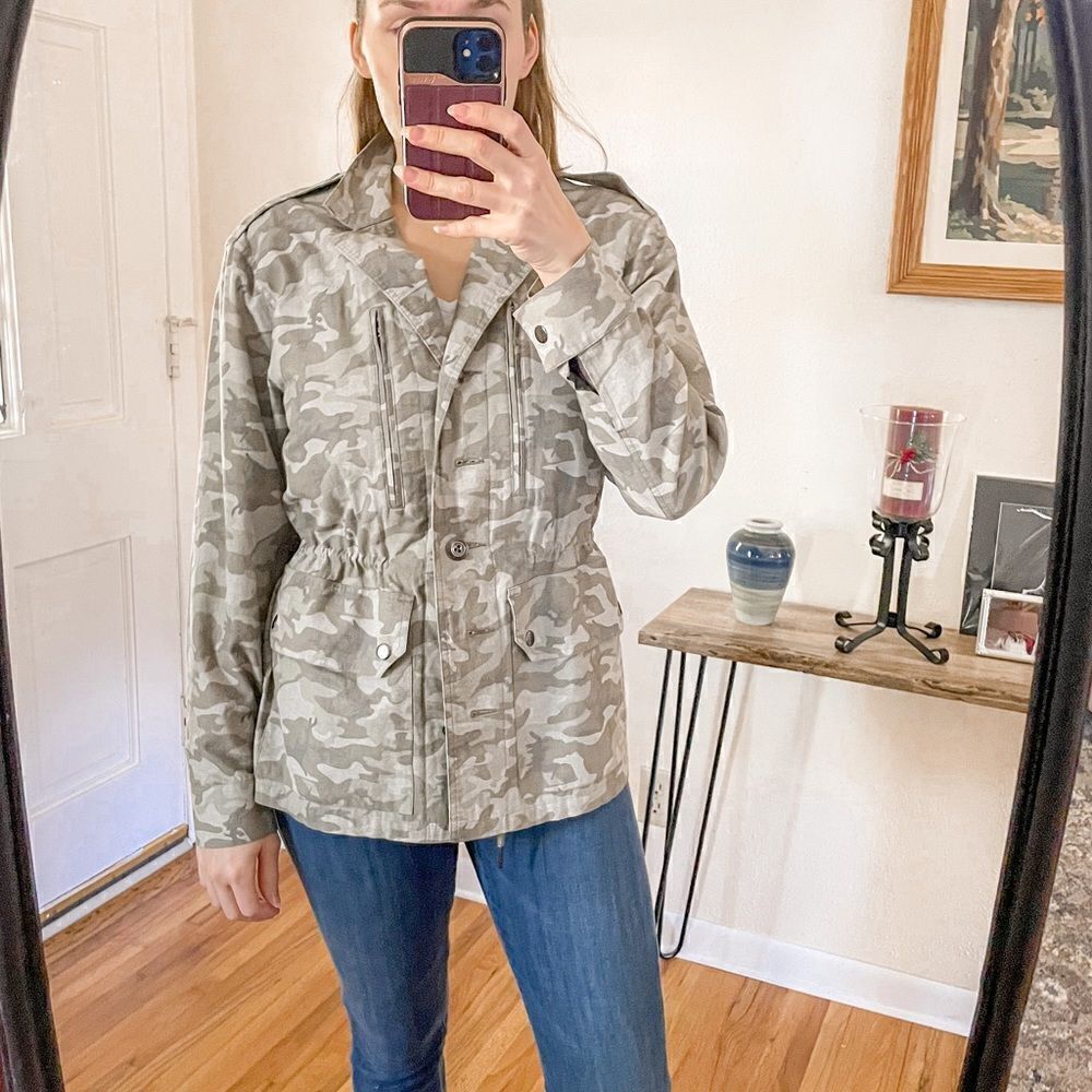 ATM Camouflage Utility Field Jacket Green